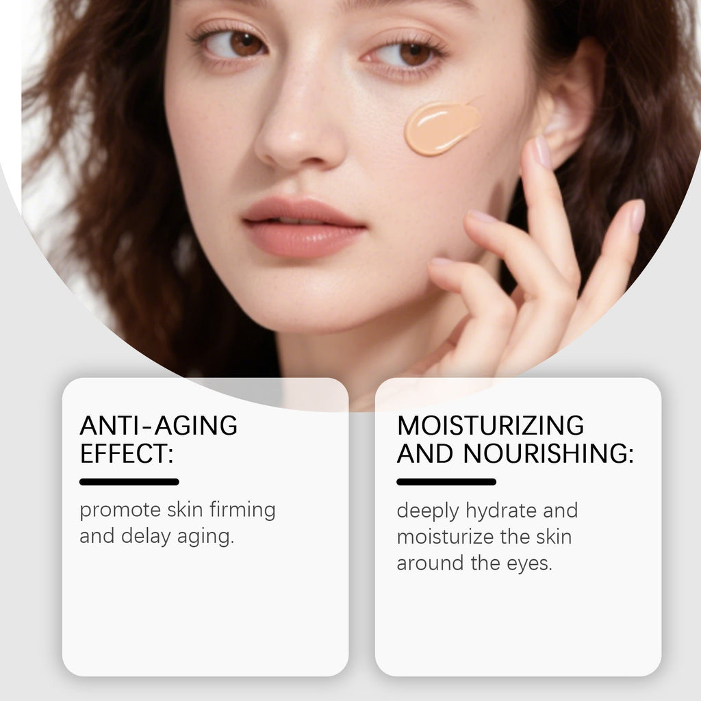 Instant Eye Tightener Cream 20ml – Anti Wrinkle, Puffiness & Crow’s Feet Treatment | Firming Peptide Eye Lift Serum with Brush