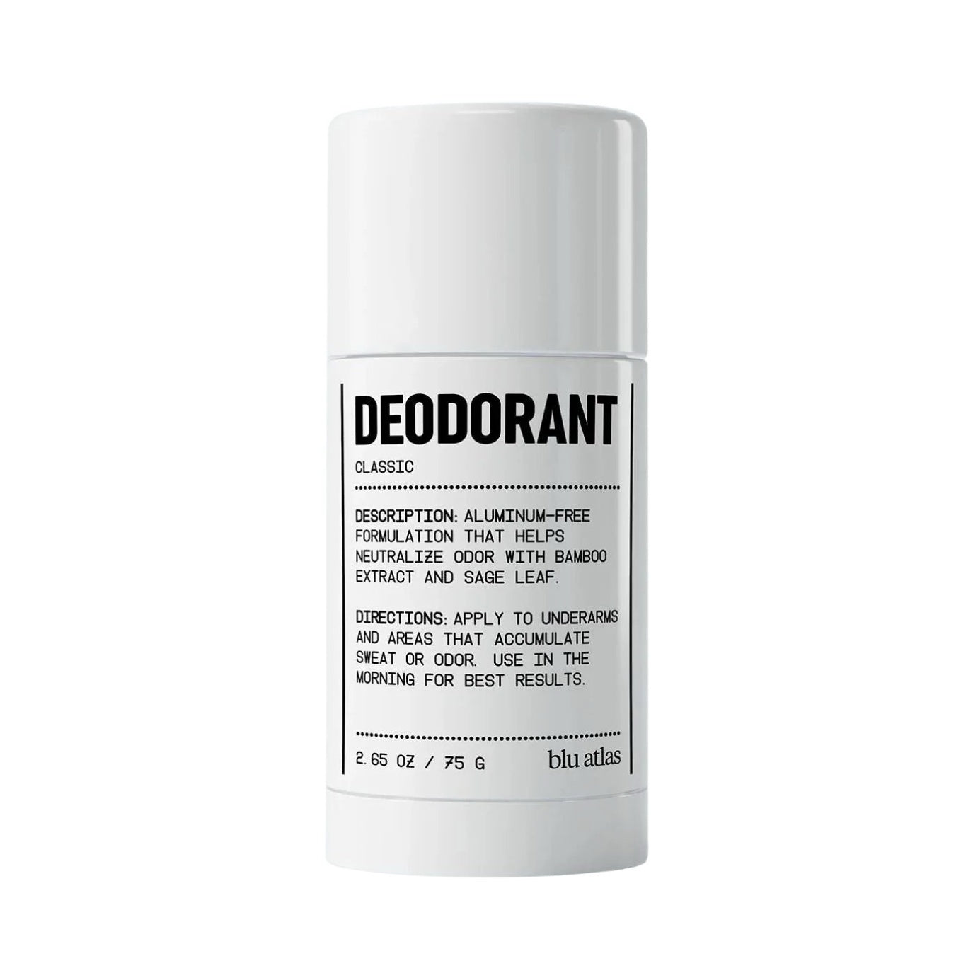 Blu Atlas 48-Hour Natural Deodorant Classic