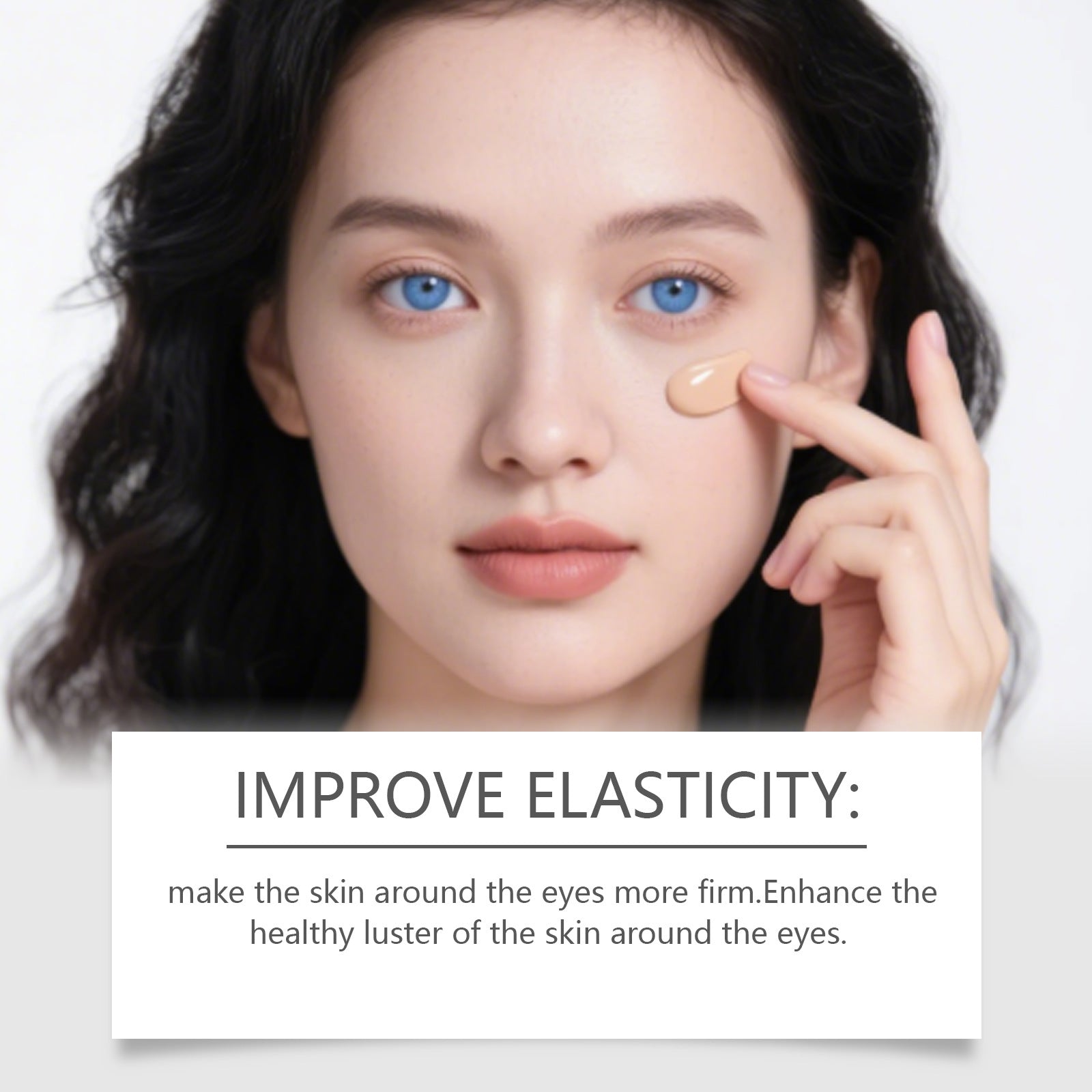 Instant Eye Tightener Cream 20ml – Anti Wrinkle, Puffiness & Crow’s Feet Treatment | Firming Peptide Eye Lift Serum with Brush
